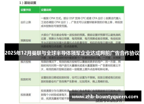 2025年12月曼联与全球半导体领军企业达成胸前广告合作协议