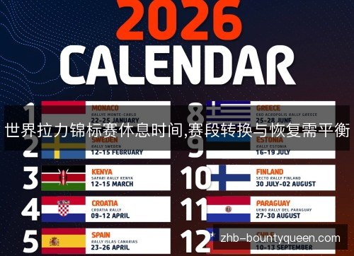 世界拉力锦标赛休息时间,赛段转换与恢复需平衡